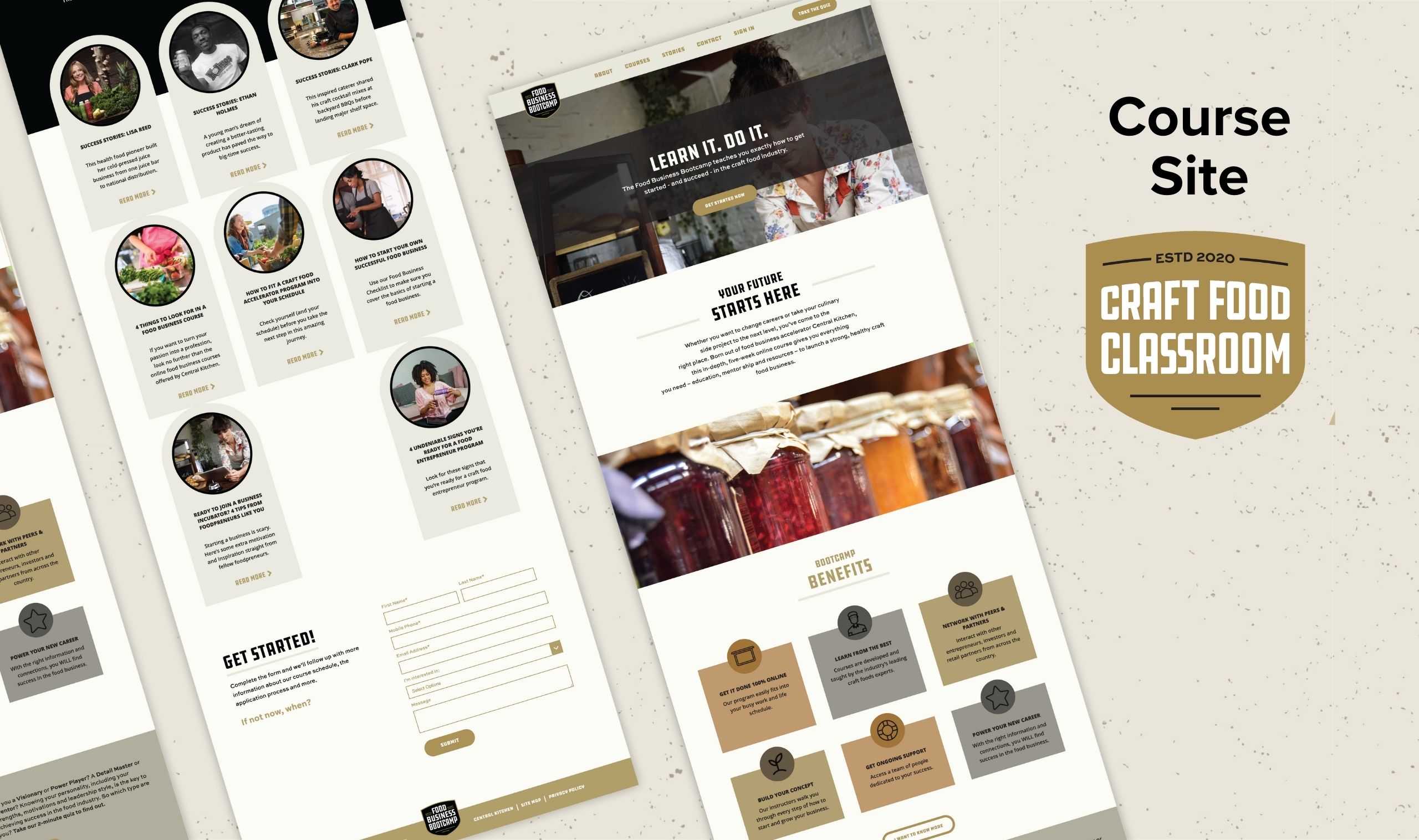 Craft Food Classroom Website