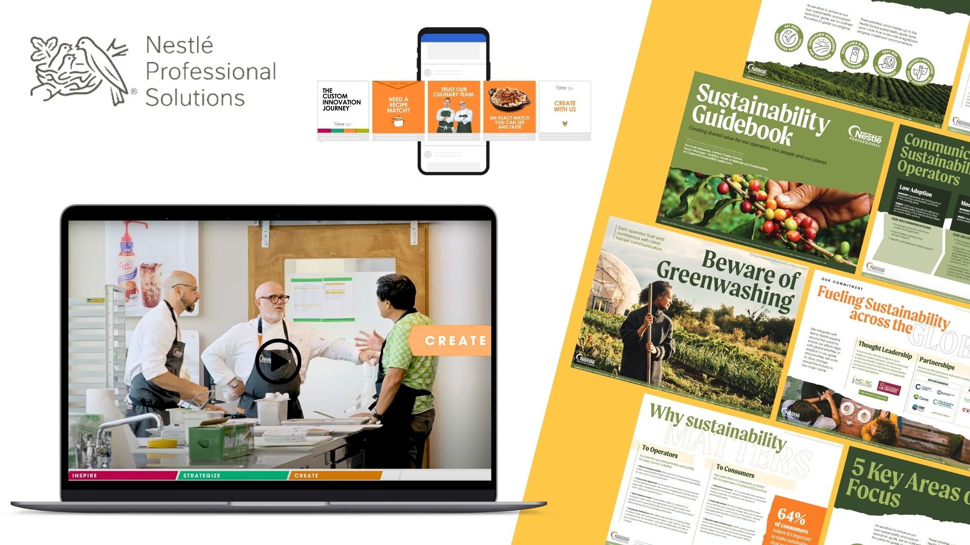 Nestlé Professional Solutions spotlight of Custom Innovation Group™ projects